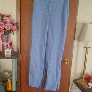 Light Blue Linen Pants